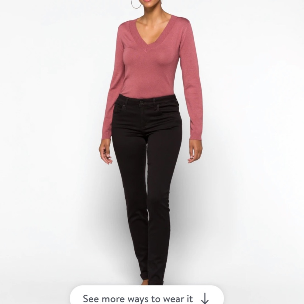 Emma mid rise black ankle skinny Jean